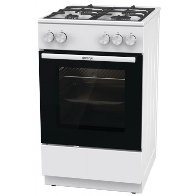 Плита Gorenje газова, 70л, 50x60см, чавун, білий