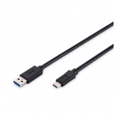 Дата кабель USB 3.0 Type-C to AM 1.0m Digitus (AK-300136-010-S) Дата кабель USB 3.0 Type-C to AM 1.0m Digitus (AK-300136-010-S)