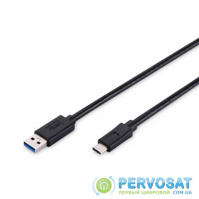 Дата кабель USB 3.0 Type-C to AM 1.0m Digitus (AK-300136-010-S)