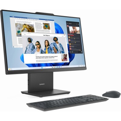 Комп'ютер персональний моноблок Lenovo IdeaCentre AIO 27IRH9 27" QHD IPS AG, Intel i5-13420H, 16GB, F1TB, UMA, кл+м, без ОС, сірий