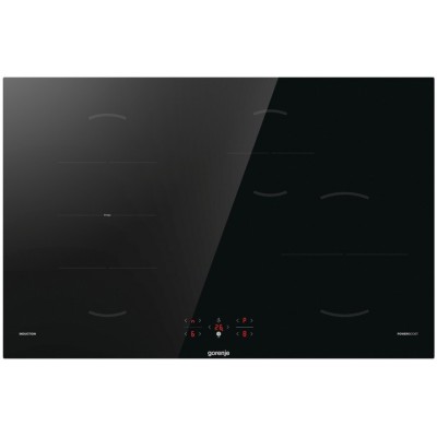 Варильна поверхня Gorenje індукційна, 80см, PowerBoost, TouchControl, поєднання конфорок, чорний