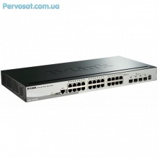 Комутатор мережевий D-Link DGS-1510-28X Комутатор мережевий D-Link DGS-1510-28X