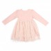 Платье Breeze с кружевной юбкой (10548-128G-pink)