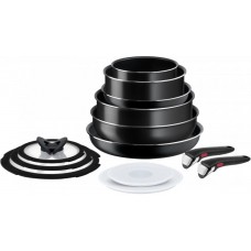 Набір посуду Tefal Ingenio Easy Cook&Clean, 13 предметів, алюміній Набір посуду Tefal Ingenio Easy Cook&Clean, 13 предметів, алюміній