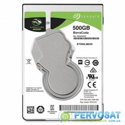 Жесткий диск для ноутбука 2.5" 500GB Seagate (# ST500LM030-FR #)