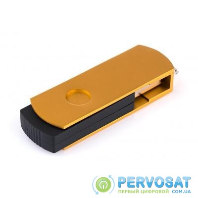 USB флеш накопитель eXceleram 32GB P2 Series Gold/Black USB 2.0 (EXP2U2GOB32)