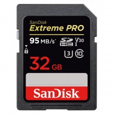 Карта пам'ятi SanDisk 32GB SDHC V30 UHS-I U3 R95/W90MB/s Extreme Pro Карта пам'ятi SanDisk 32GB SDHC V30 UHS-I U3 R95/W90MB/s Extreme Pro