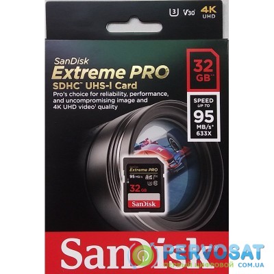 SanDisk Extreme Pro SDHC UHS-I[SDSDXXG-032G-GN4IN]