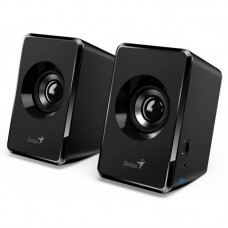Акустична система Genius SP-U125, 2.0, USB-А, mini-jack, чорний Акустична система Genius SP-U125, 2.0, USB-А, mini-jack, чорний