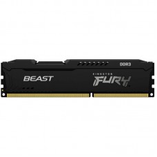 Пам'ять до ПК Kingston DDR3 1866 8GB KIT (4GBx2) 1.5V FURY Beast Black