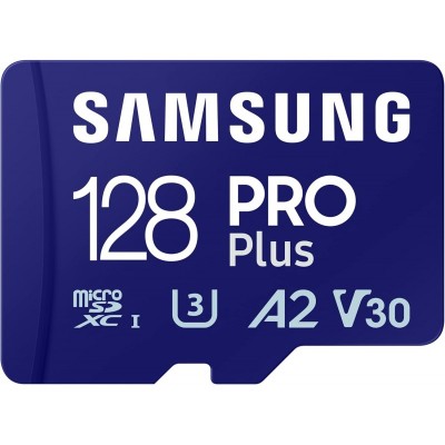 Карта пам'яті Samsung microSDXC 128GB C10 UHS-I R180MB/s PRO Plus