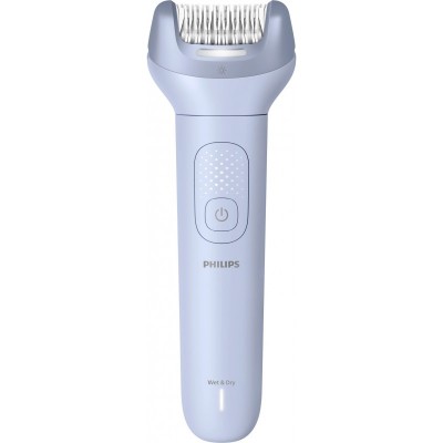 Епілятор Philips Series 8000 дисковий, аккумул., пінцет.-32, волог.+сух., насадок-4, чохол біло-голубий