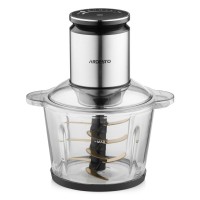 Подрібнювач ARDESTO, 800Вт, чаша 3000мл, скло, корпус-нерж. сталь, чорний