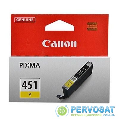 Картридж Canon CLI-451 Yellow PIXMA MG5440/ MG6340 (6526B001)