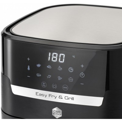 Мультипіч OBH Nordica EasyFry&Grill Precision, 1550Вт, чаша-4.2л, сенс. керув., від 40°C до 200°C, пластик, чорний