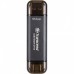 Портативний SSD Transcend  512GB USB 3.1 Gen 2 Type-A + Type-C ESD310 Чорний