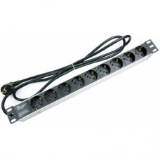 Силовий блок Hypernet 19" 9 розеток, кабель 1.8m алюм. корпус (SPP9) Силовий блок Hypernet 19" 9 розеток, кабель 1.8m алюм. корпус (SPP9)