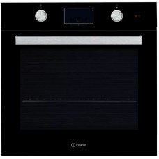 Духова шафа Indesit електрична, 66л, A, дисплей, конвекція, чорний