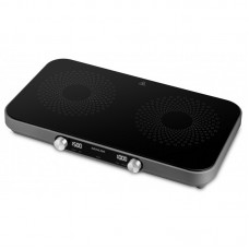 Плитка настільна Sencor індукційна, комфорок - 2 на 2.2 + 1.3кВт, керування - мех., чорний Плитка настільна Sencor індукційна, комфорок - 2 на 2.2 + 1.3кВт, керування - мех., чорний