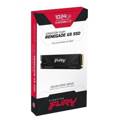 Накопичувач SSD Kingston M.2 1TB PCIe 5.0 FURY Renegade