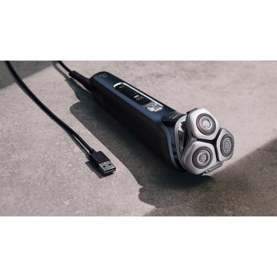 Бритва електр. Philips Series i9000 Prestige SkinIQ,  бритв.головок-3, Li-Ion, сух.+волог., індикатор заряду, твердий чохол, синій