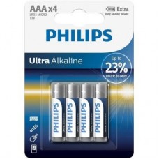 Батарейка PHILIPS AAA LR03 Ultra Alkaline * 4 (LR03E4B/10) Батарейка PHILIPS AAA LR03 Ultra Alkaline * 4 (LR03E4B/10)