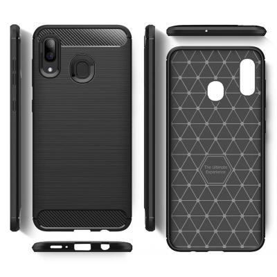 Чохол до моб. телефона Laudtec для SAMSUNG Galaxy A30 Carbon Fiber (Black) (LT-A30B)