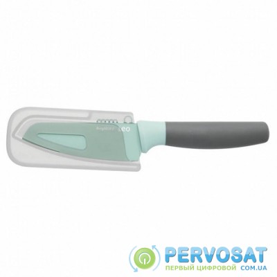 Кухонный нож BergHOFF Leo для чистки овощей и цедры с покрытием 110 мм Mint (3950107)