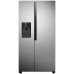 Холодильник SBS Gorenje NRS9182VX, 179x68x91см, 2 дв., Х- 368л, М- 167л, A++, NF, Інвертор, диспенсер, Дисплей, Сріблястий