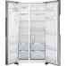 Холодильник SBS Gorenje NRS9182VX, 179x68x91см, 2 дв., Х- 368л, М- 167л, A++, NF, Інвертор, диспенсер, Дисплей, Сріблястий