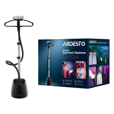 Відпарювач Ardesto вертикальний IR-S14, 1800Вт, 1400мл, вішалка, нерж. сталь, чорний