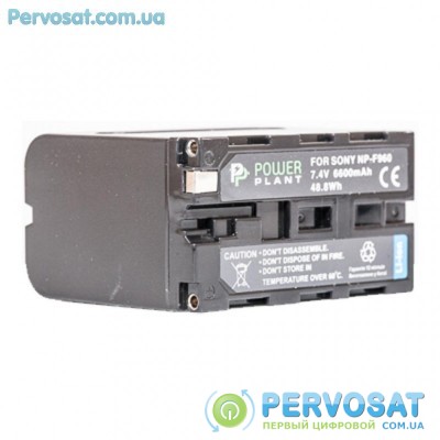 Аккумулятор к фото/видео PowerPlant Sony LED NP-F960 6600mAh (DV00DV1367)