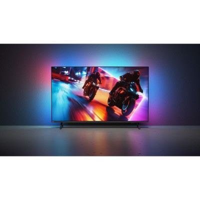 Телевізор 75" Philips MiniLED 4K 144Hz Smart Titan OS Black Ambilight
