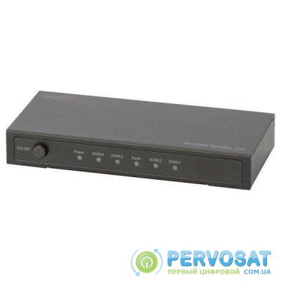 Сплиттер DIGITUS HDMI (INx1 - OUTx4), 4K, black (DS-47304)