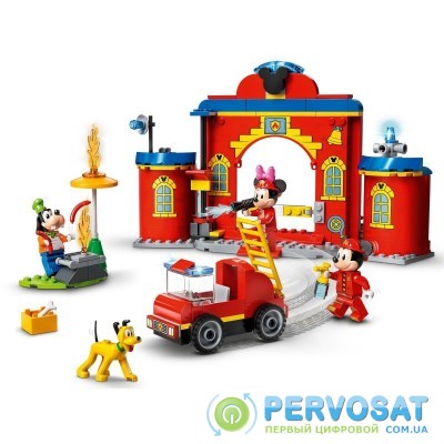 Конструктор LEGO Disney Пожежне депо й машина Міккі і його друзів 10776