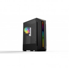Корпус 2E Gaming Hunter GH1, без БЖ, 1xUSB 3.0, 2xUSB 2.0, 1x120mm ARGB, ARGB strip, TG Side Window, ATX, чорний Корпус 2E Gaming Hunter GH1, без БЖ, 1xUSB 3.0, 2xUSB 2.0, 1x120mm ARGB, ARGB strip, TG Side Window, ATX, чорний