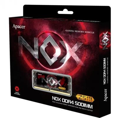 Модуль памяти для ноутбука SoDIMM DDR4 8GB 2800 MHz NOX Series Apacer (ES.08G2W.GFE)