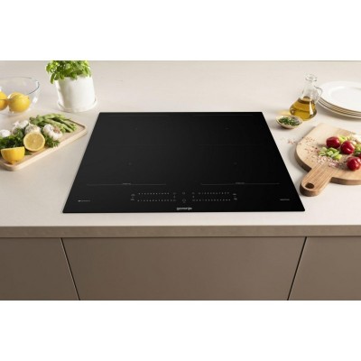 Варильна поверхня Gorenje індукційна, 60см, PowerBoost, TouchControl, Wi-Fi, збільшена площа приготування, чорний
