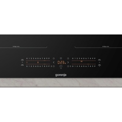 Варильна поверхня Gorenje індукційна, 60см, PowerBoost, TouchControl, Wi-Fi, збільшена площа приготування, чорний