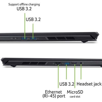 Ноутбук Acer Nitro V 16S ANV16S-61 16" WQXGA IPS, AMD R9-365, 32GB, F1TB, NVD5070-8, Win11P, чорний Ноутбук Acer Nitro V 16S ANV16S-61 16" WQXGA IPS, AMD R9-365, 32GB, F1TB, NVD5070-8, Win11P, чорний