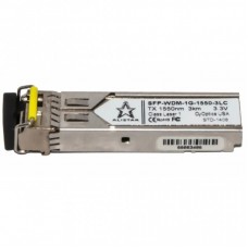 Модуль SFP Alistar Модуль SFP 1000BASE-BX 1SM WDM LC 3KM TX1550/RX1310nm DDM (SFP-1G-BX-D-L03) Модуль SFP Alistar Модуль SFP 1000BASE-BX 1SM WDM LC 3KM TX1550/RX1310nm DDM (SFP-1G-BX-D-L03)
