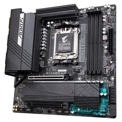 Материнська плата B650M AORUS ELITE AX sAM5 B650 4xDDR5 M.2 HDMI DP mATX