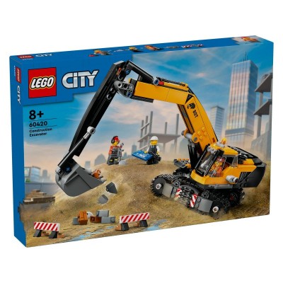 Конструктор LEGO City Жовтий будівельний екскаватор