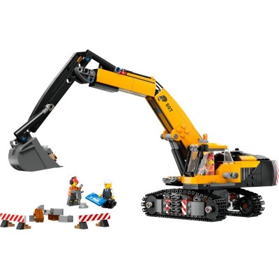 Конструктор LEGO City Жовтий будівельний екскаватор