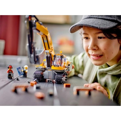 Конструктор LEGO City Жовтий будівельний екскаватор