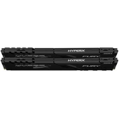 Модуль пам'яті для комп'ютера DDR4 16GB (2x8GB) 2666 MHz HyperX Fury Black Kingston (HX426C16FB3K2/16)