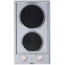 Вбудована електрична поверхня Beko HDCE32200X - доміно/чугун, 2 зони/Ш -29 см./нерж. сталь Вбудована електрична поверхня Beko HDCE32200X - доміно/чугун, 2 зони/Ш -29 см./нерж. сталь