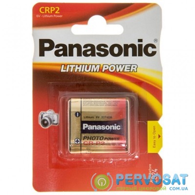 Батарейка PANASONIC CR P2 * 1 LITHIUM (CR-P2L/1BP)