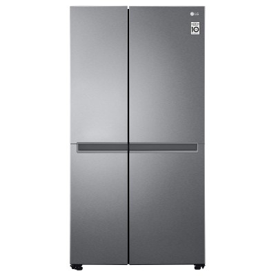 Холодильник LG SBS, 179x91х74, холод.відд.-414л, мороз.відд.-233л, 2дв., А+, NF, інв., диспл внутр., зона св-ті, сірий темний