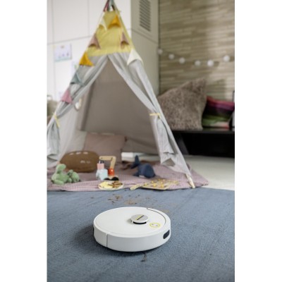 Робот-пилосос karcher RVC 3 Comfort, h=0.97см, вологе прибирання, конт пил -0.24л, вода -0.28л, автон. робота до 130хв, Bluetooth зарядна станція , білий